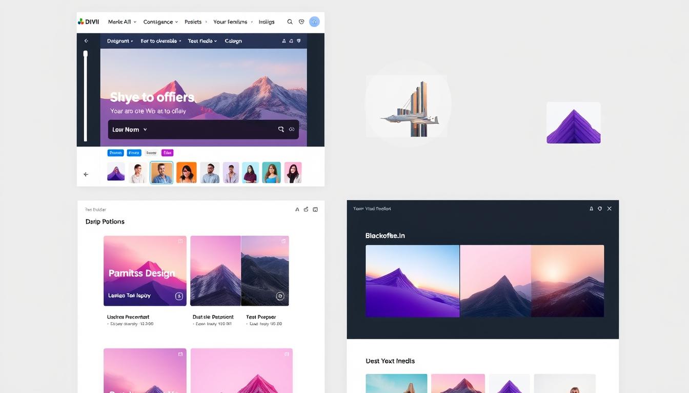 Divi visual builder